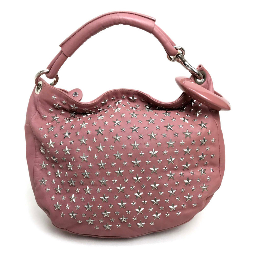 JIMMY CHOO Star Stud Sky Handbag, Shoulder Bag, Semi-Shoulder Lambskin Leathe...